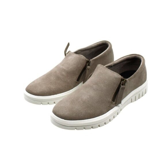 Aqua College Womens Flivia Suede Waterproof Slip-on Sneakers - Picture 5 of 8